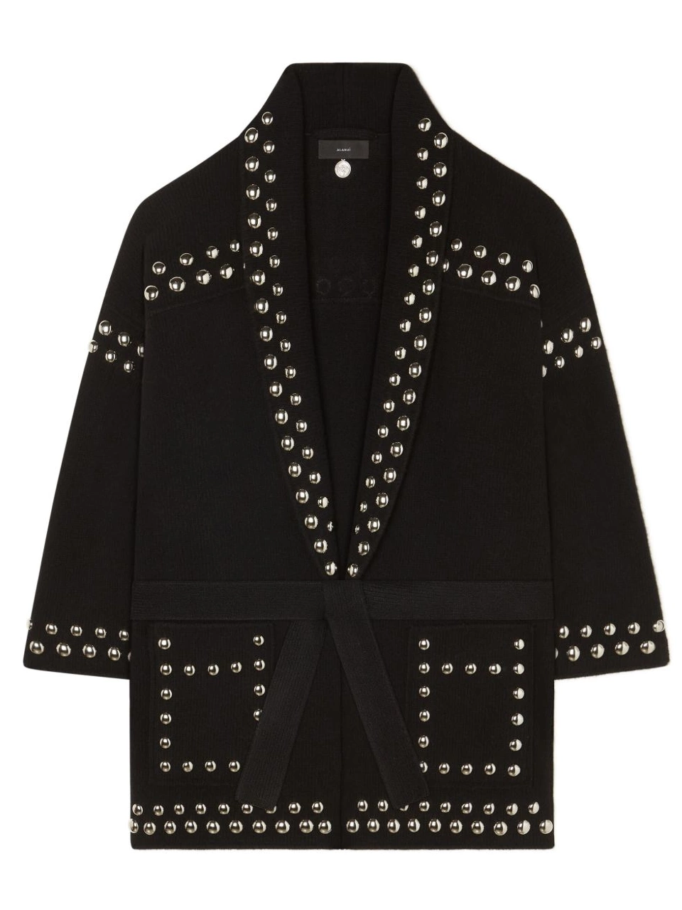 Affordable cardigan Alanui virgin-wool Women stud-embellished 0810